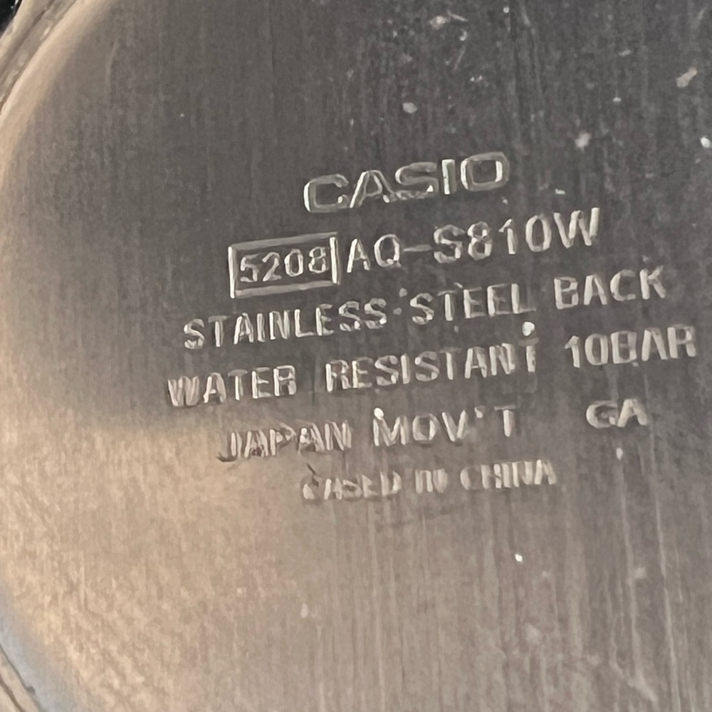 Casio AQ-S810W Tough Solar Digital Alarm Chrono Men’s Watch - Picture 4 of 4